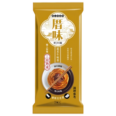 厝味 稻禾牛味香乾拌麵細花圓麵, 1包