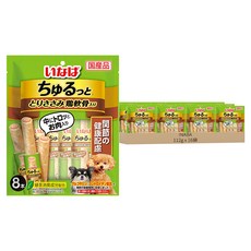 INABA 汪啾嚕肉泥捲心條 關節保健配方 DS-73, 雞肉 + 雞軟骨, 16袋, 112g