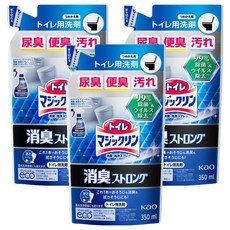 Kao 花王 Magiclean 魔術靈 浴廁超強消臭噴霧補充包, 350ml, 3包