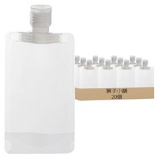 葉子小舖 旅行分裝袋 100ml, 單色, 20個