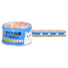 INABA CIAO 啾嚕 旨定貓罐, 鮪魚 + 柴魚片, 85g, 24罐