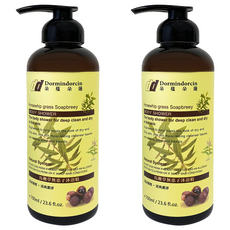 Dormindorcin 朵蔓朵蓮 馬鞭草無患子沐浴精, 700ml, 2瓶