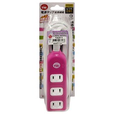 TW 天王 3 +1 座延長線 CT-2042B, 6.3m, 顏色隨機, 1個