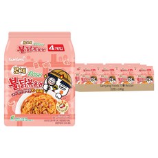Buldak Ramen 火辣雞肉風味鐵板炒麵 粉紅醬風味 140g, 32包