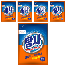 Tamsaa Power Wash 洗衣粉, 10kg, 5袋