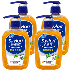 Savlon 沙威隆 台灣公司貨 抗菌洗手露, 280ml, 4瓶
