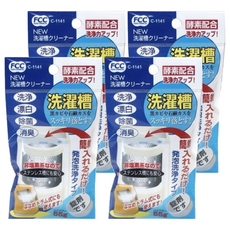 不動化學 洗衣槽酵素清潔錠, 55g, 4包