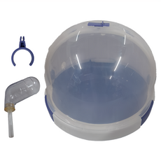 UFO造型倉鼠外出籠, 霧霾藍, 1個