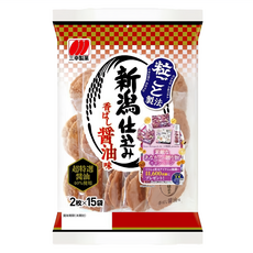 Sanko 三幸製菓 新潟仕選米果 醬油風味, 126g, 1袋