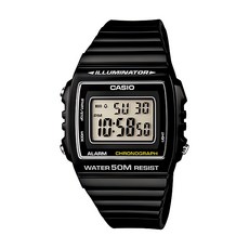 CASIO 卡西歐 手錶 W-215H-1A, 黑色, 1支
