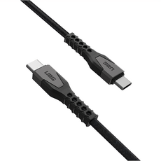 UAG USB-C to USB-C 頂級超耐折充電傳輸線, 1.5m, 黑色/灰色, 1條