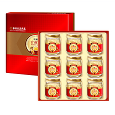 華齊堂 頂級冰糖官燕窩禮盒 9瓶, 675ml, 1盒