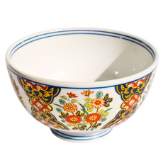 佐和陶瓷 有田燒清秀窯飯碗 13.3 x 7.5cm 500ml 日式陶瓷碗, 1個, 花卉圖案