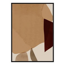 BOLUO GALLERY 菠蘿選畫所 幾何 • 平凡II 掛畫 APGS3496B, 黑色