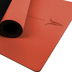 台灣 NAMASTE NAMASKARA+ 超細纖紋瑜珈墊 2980g, 橘色 Orange, 1個