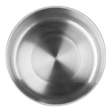 白鐵深碗 4號, 不銹鋼色, 1個