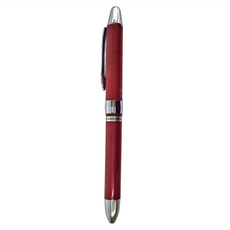 Pentel 飛龍文具 Vicuna 原子筆, 紅色 + 銀色, 1支