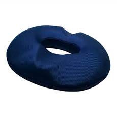 HONDONI 新款4D美臀記憶坐墊 透氣舒爽版 4D網眼布外套 人體工學釋壓 3D環繞立體包圍, 深藍色