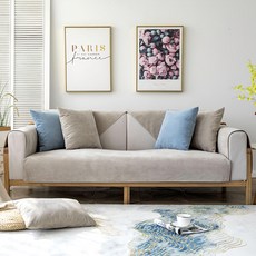 好物良品 防貓抓系列 四季通用雪尼爾沙發墊組