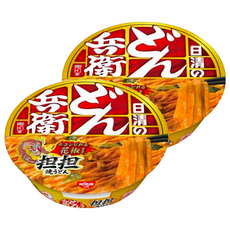 NISSIN 日清 咚兵衛 擔擔炒烏龍碗麵, 114g, 2入