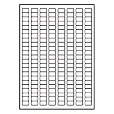 鶴屋 A4三用電腦標籤 B1222 22 x 12mm 119號, 184格, 105張