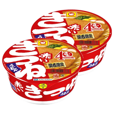 Maruchan Aka Midori 豆皮烏龍碗麵 日本東洋原裝進口 香Q烏龍麵 豐厚豆香豆皮 五分鐘享用, 96g, 2入