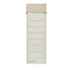 Naturehike 挪客 靈動信封帶帽棉睡袋 CNK2300SD016, 白鰭色, 1個