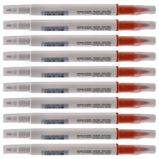Pentel 飛龍文具 雙頭柔繪筆 SESW30C-T107 橙色 10支, 1色, 1盒
