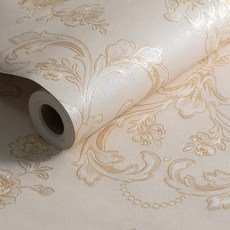 WE CHAMP 環保無紡布自黏式壁紙 WTB-657, 富貴藤花白