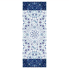 Style Boat Market 兒童瑜珈墊, 藍色花紋, 1個