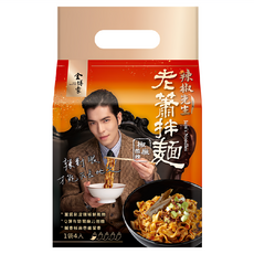 金博家 辣椒先生老蕭拌麵 椒麻微辣 150g, 4入
