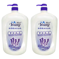 Han Young 涵漾 薰衣草沐浴乳, 2L, 2瓶