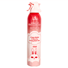 recipebox 韓兔 超級泡泡沐浴乳 草莓牛奶, 300ml, 1瓶