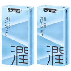 okamoto 岡本 極潤型衛生套, 2盒, 10個