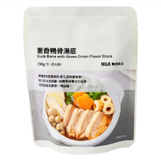 MUJI 無印良品 蔥香鴨骨湯底, 350g, 1包