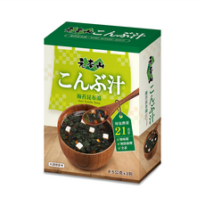 元本山 海苔昆布湯 3包, 25.5g, 1盒