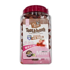 Mr.Bone 多效潔牙骨 M, 草莓 + 蔓越莓, 1.2kg, 1桶