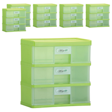 MORY 茂盛 高手收納盒 聚丙烯 PP 材質 尺寸14.5 x 24.5 x 26.5 cm, 紅色, 6個