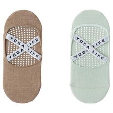 NICOFUN 愛定做 交叉彈力帶止滑襪 女襪 夏薄款 FYK24YOGA02 40g 2雙