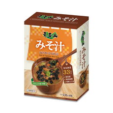 元本山 野菜味噌湯 3包, 33g, 1盒