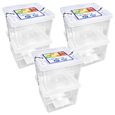 KEYWAY 聯府 方型巧麗密封盒 300ml, 2個容器 + 2個蓋子, 3組