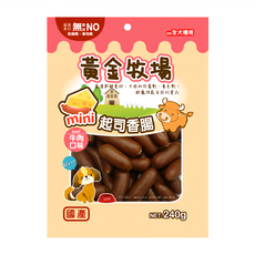 黃金牧場 起司香腸 犬用, 牛肉口味, 240g, 1包