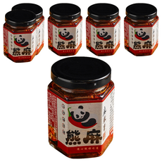熊麻 麻辣醬, 165g, 6罐
