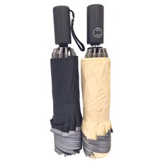 鋁合金10骨自動反向摺疊傘2件組