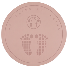 小鮮肉媽咪寶貝生活館 tpe加厚靜音減震跳繩墊 圓形地墊 20mm, 粉色, 1個