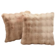 好物良品 輕奢高密度毛絨保暖沙發墊抱枕套 2個