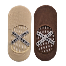 NICOFUN 愛定做 交叉彈力帶止滑襪 女襪 夏薄款 FYK24YOGA02 40g 2雙組