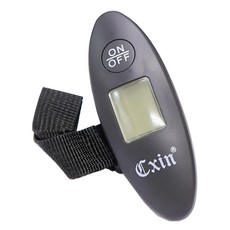 Cxin 宸欣 KG002 旅行用電子行李秤 黑色 輕巧便攜 精準測量 避免超重, 1個