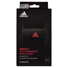adidas 愛迪達 WUCHT P3 運動加強型髕骨帶 MG0047, 黑色, 1個