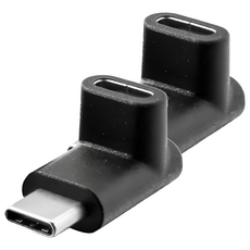 MAX+ Type-C L型公對母充電傳輸轉接頭, 單一商品, 2個